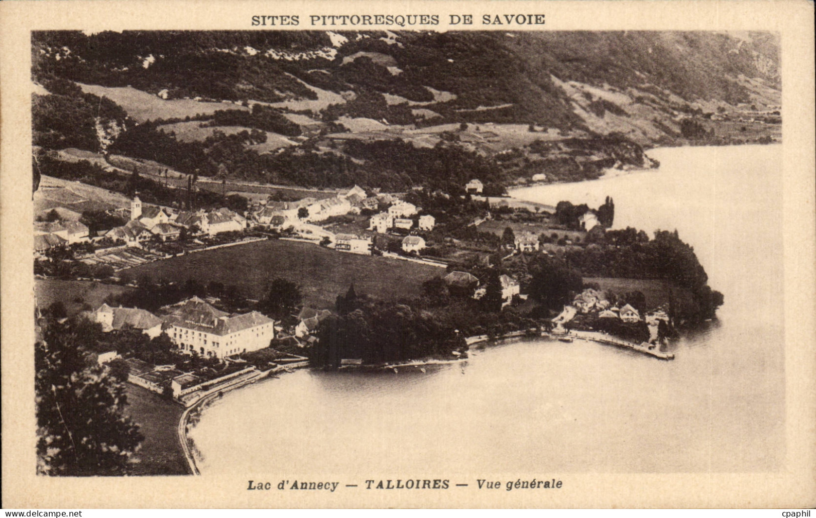CPA Talloires Vue generale
