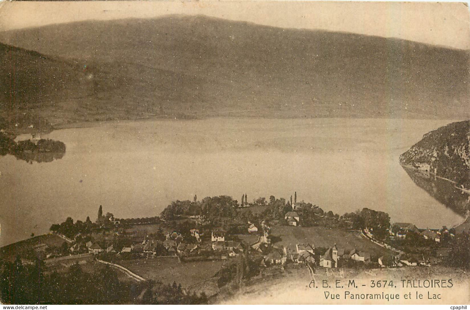 CPA Talloires Vue panoramique et le Lac
