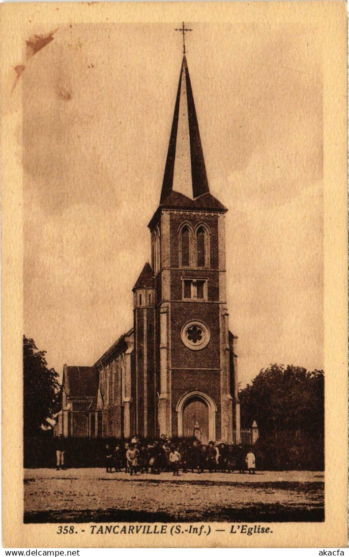 CPA TANCARVILLE - L'Église (105361)