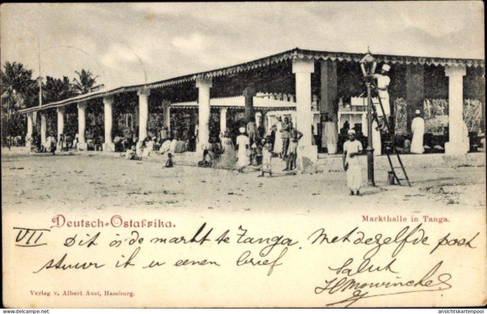 CPA Tanga Tansania Deutsch-Ostafrika, Markthalle