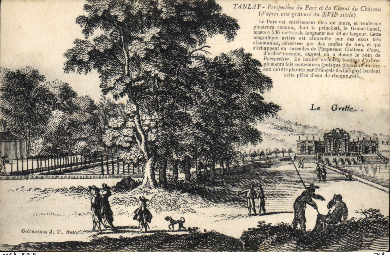 CPA Tanlay Perspective Du Parc