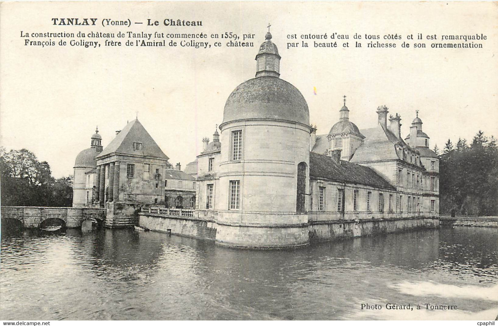 CPA Tanlay Yonne Le Chateau
