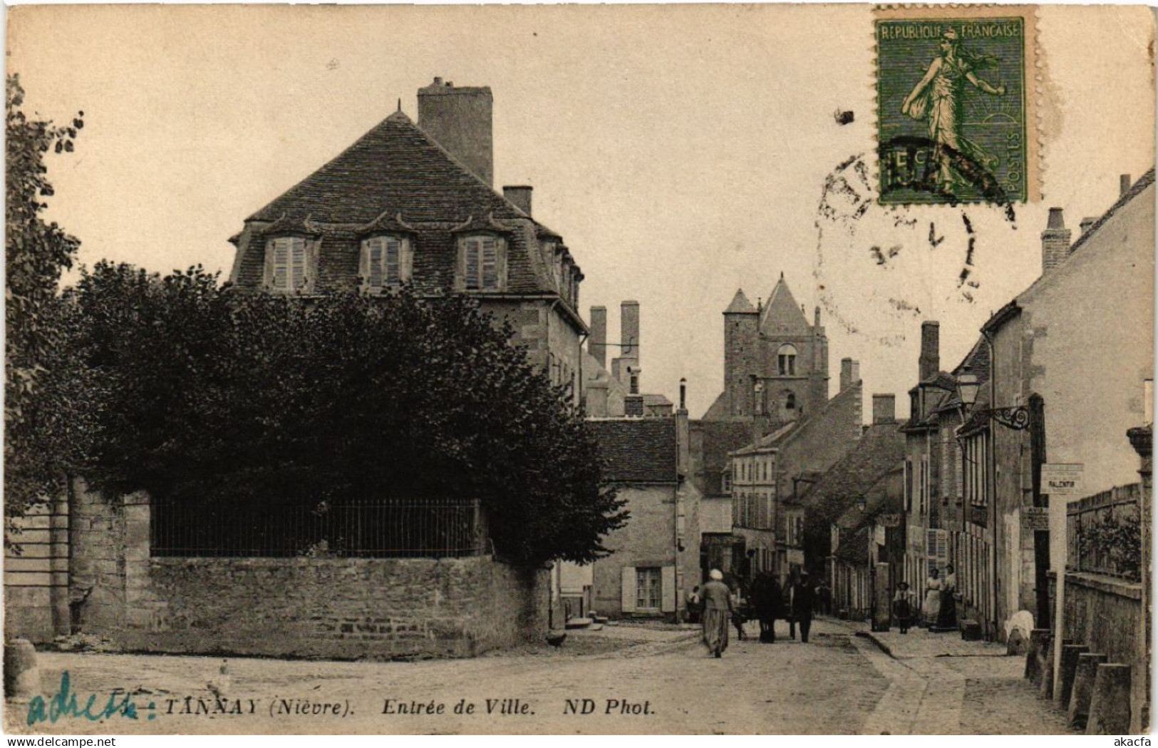CPA TANNAY - Entrée de Ville (518285)