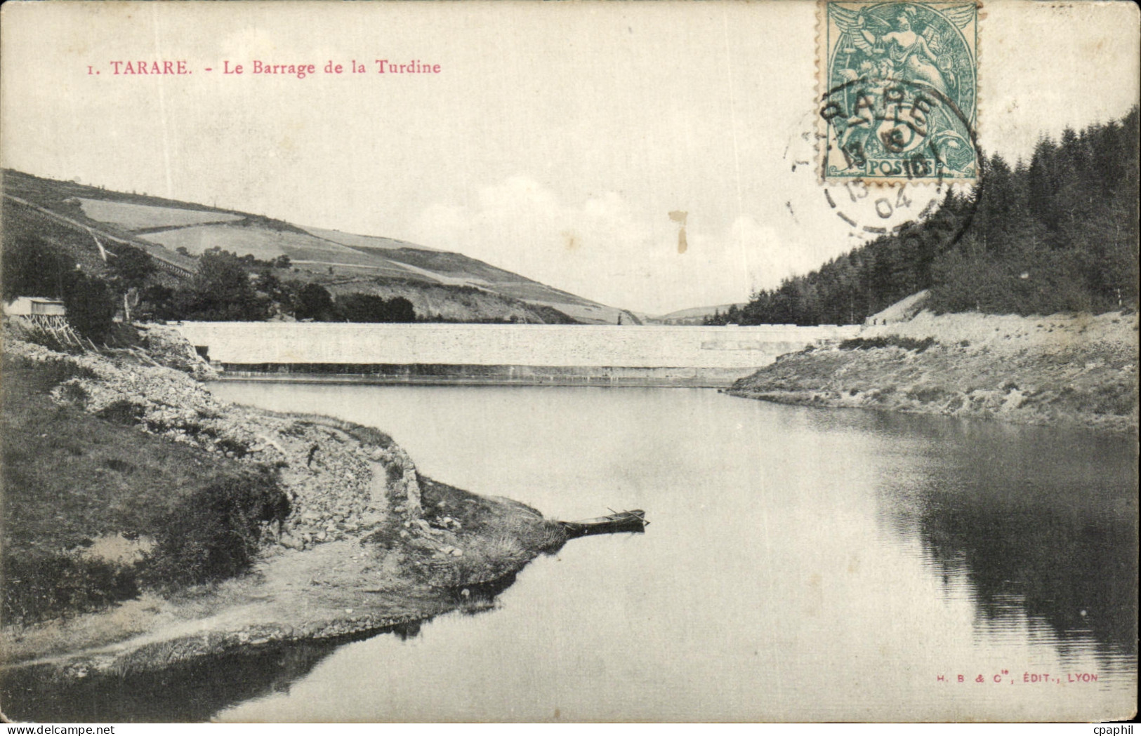 CPA Tarare Barrage de la Turdine