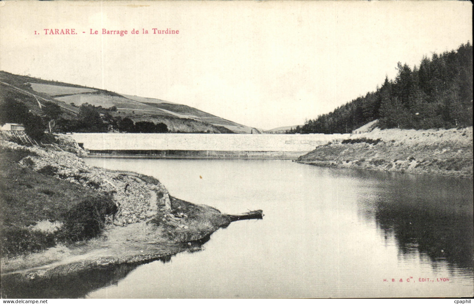 CPA Tarare Barrage de la turdine