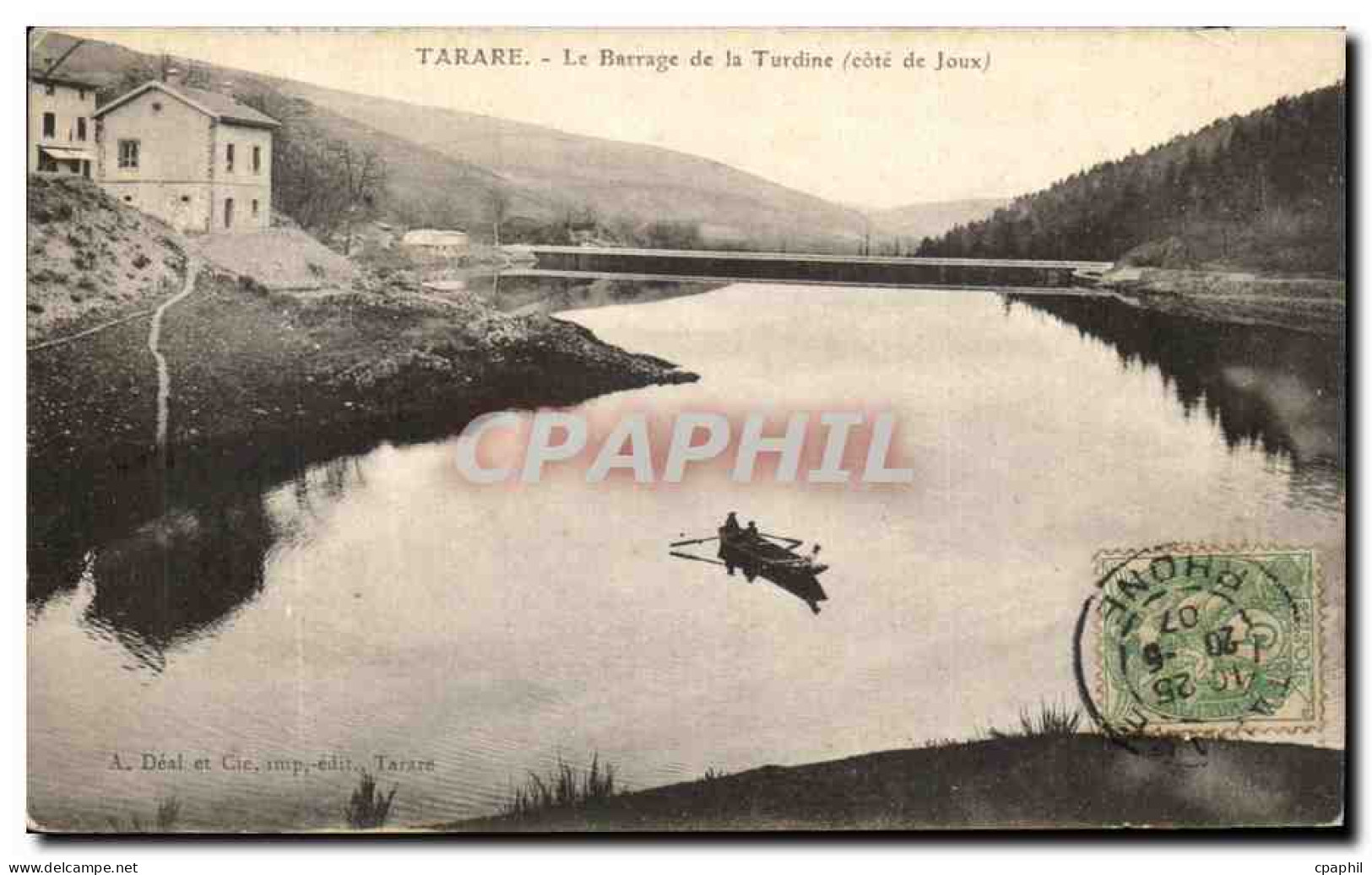 CPA Tarare Barrage de laTurdine
