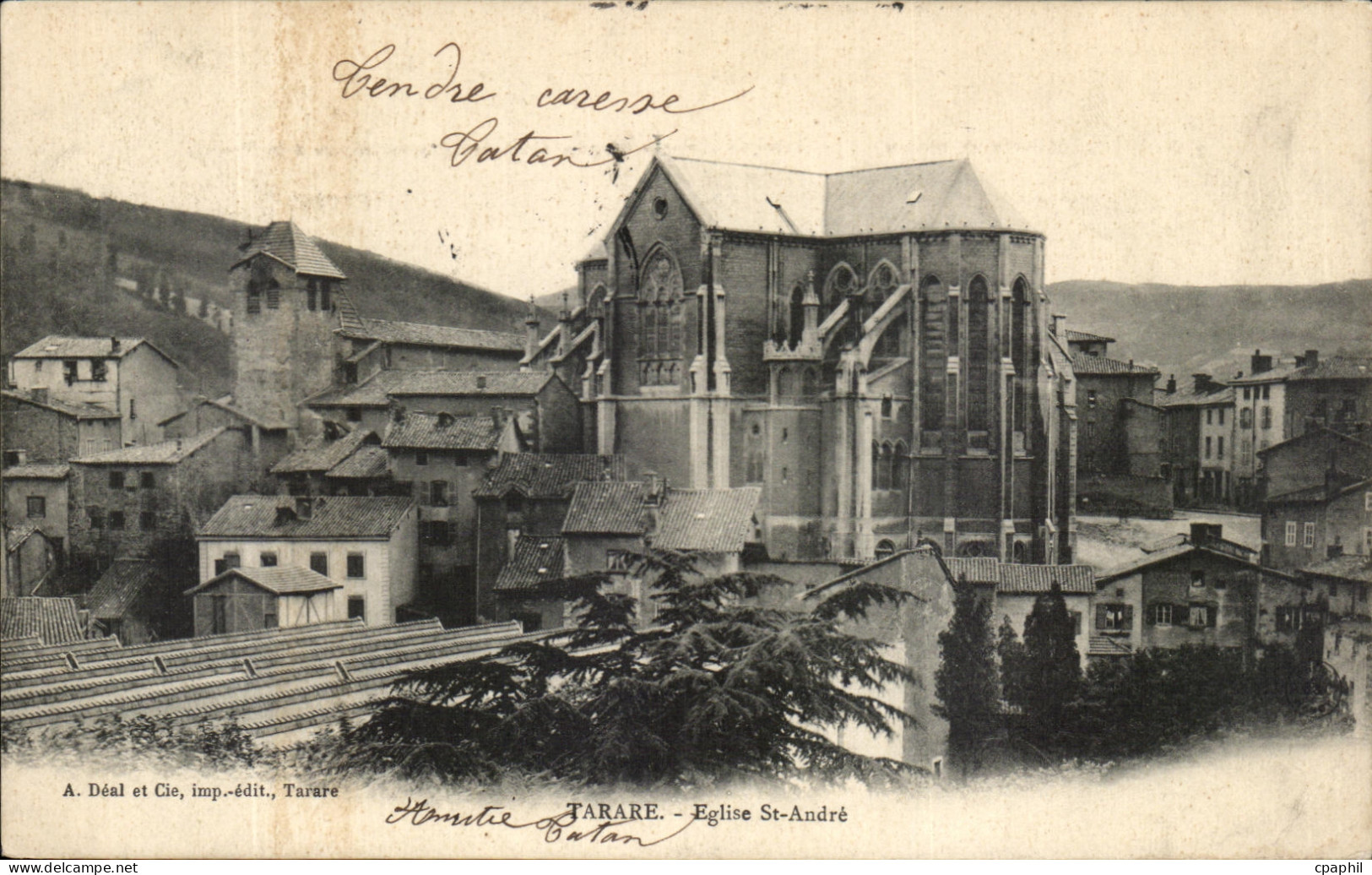 CPA Tarare Eglise St Andre