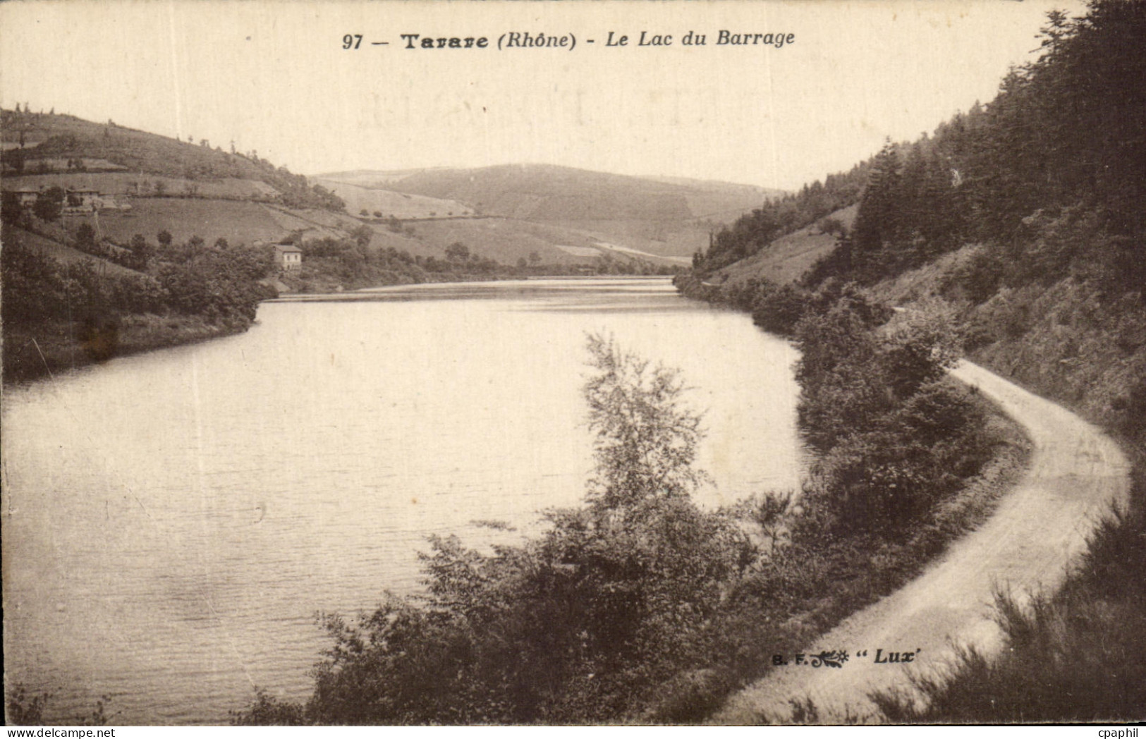 CPA Tarare Le Lac du Barrage