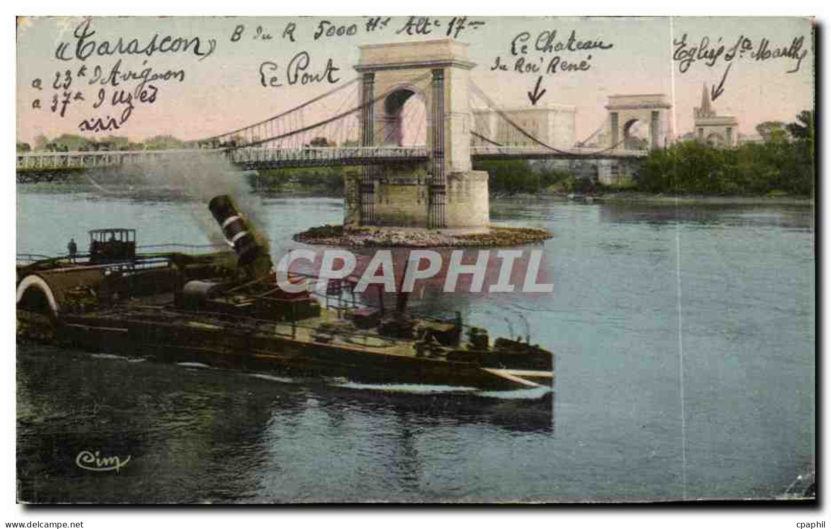 CPA Tarascon Bateau