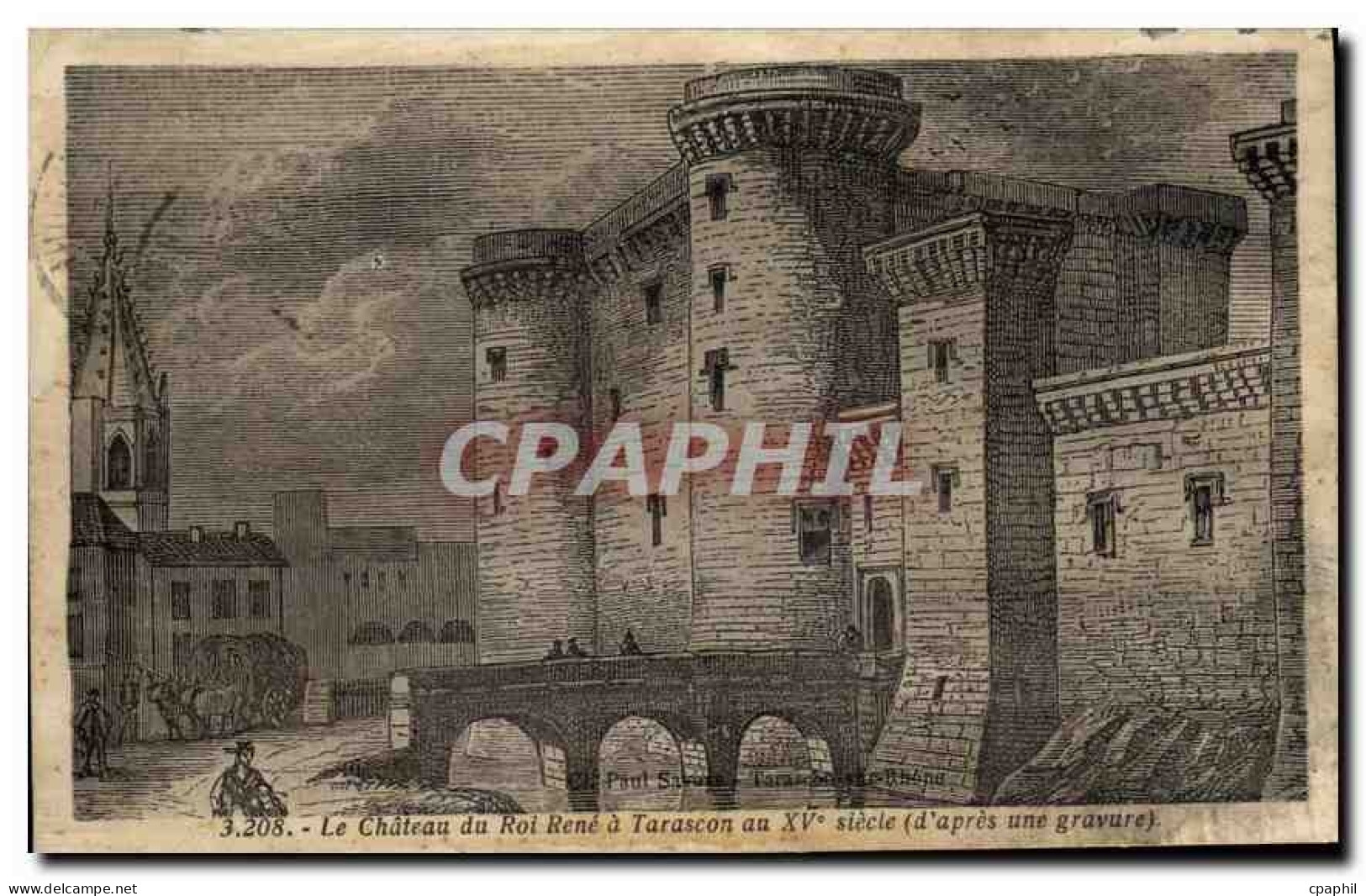 CPA Tarascon Le Chateau du Roi Rene a Tarascon