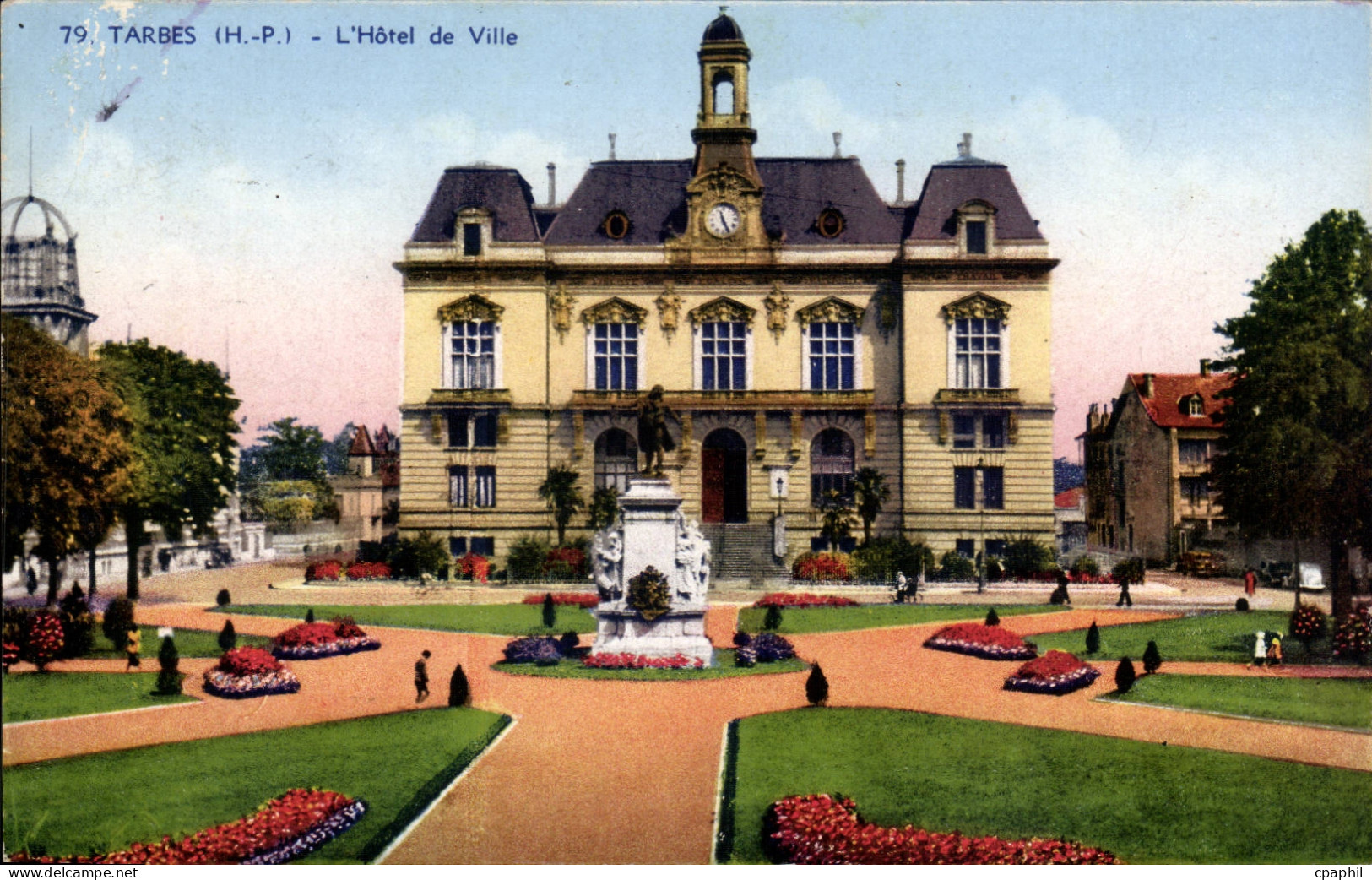 CPA Tarbes l'hotel de ville