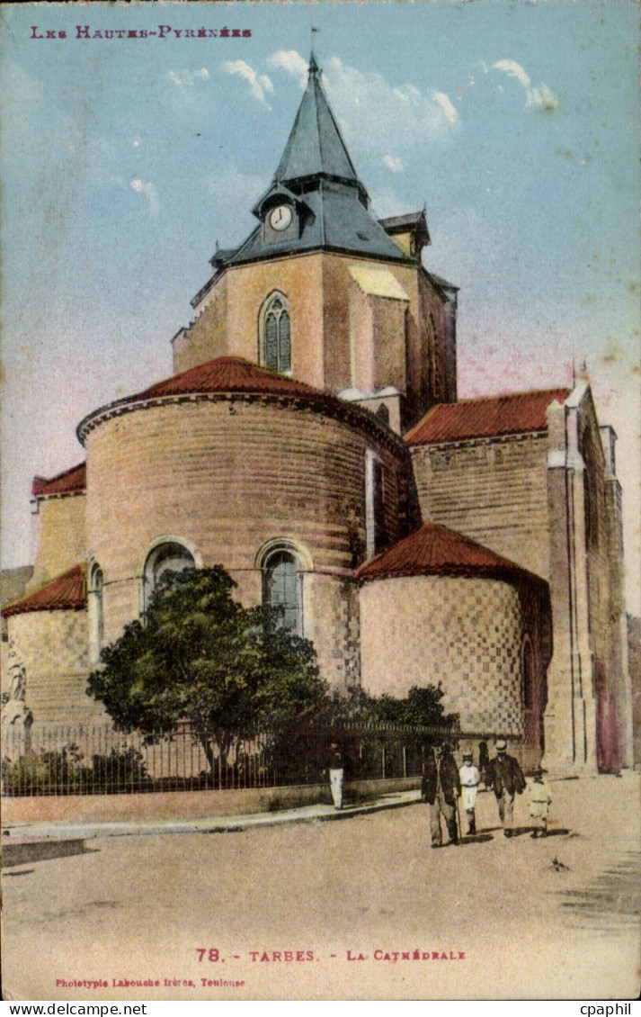 CPA Tarbes La cathedrale