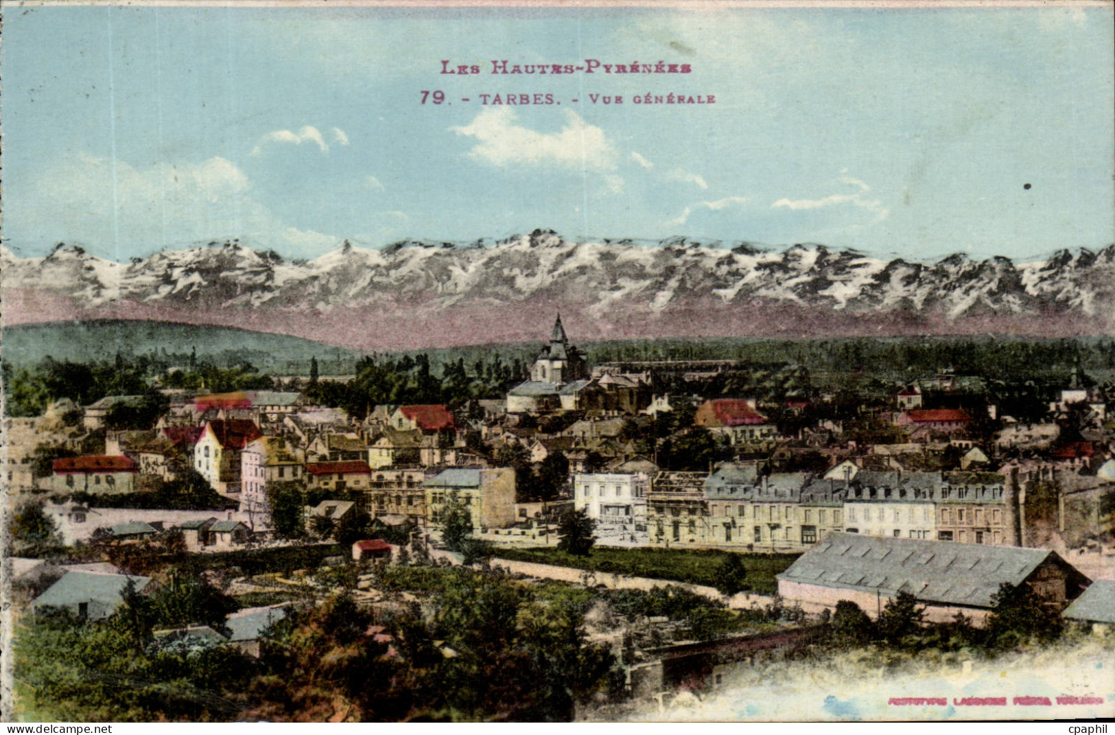 CPA Tarbes Vue generale