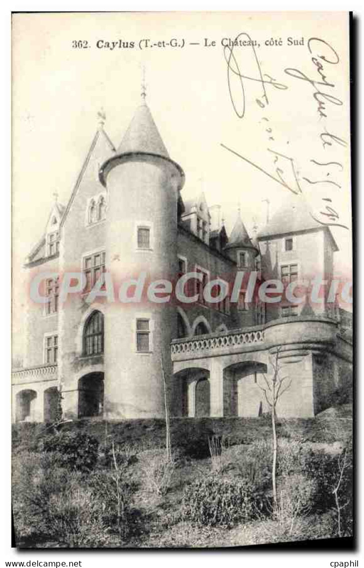 CPA Tarn et Garonne Caylus (T et G) Le Chateau cote Sud
