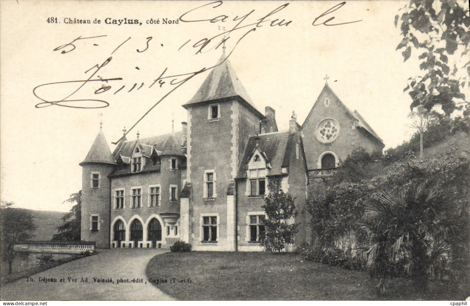 CPA Tarn et Garonne Chateau de Caylus