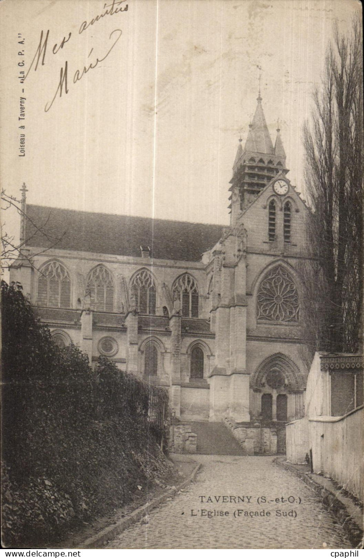 CPA Taverny (S -et O) L eglise (Facade Sud)