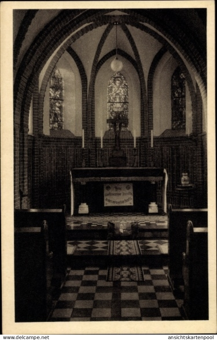 CPA Tegelen Heidenend Venlo Limburg Niederlande, Cistercienserabdij, Abtskapel