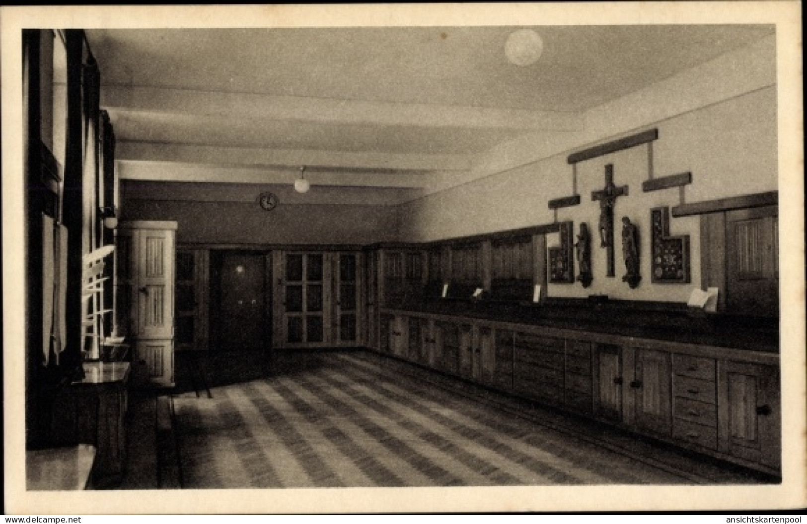 CPA Tegelen Heidenend Venlo Limburg Niederlande, Cistercienserabdij, Sacristie