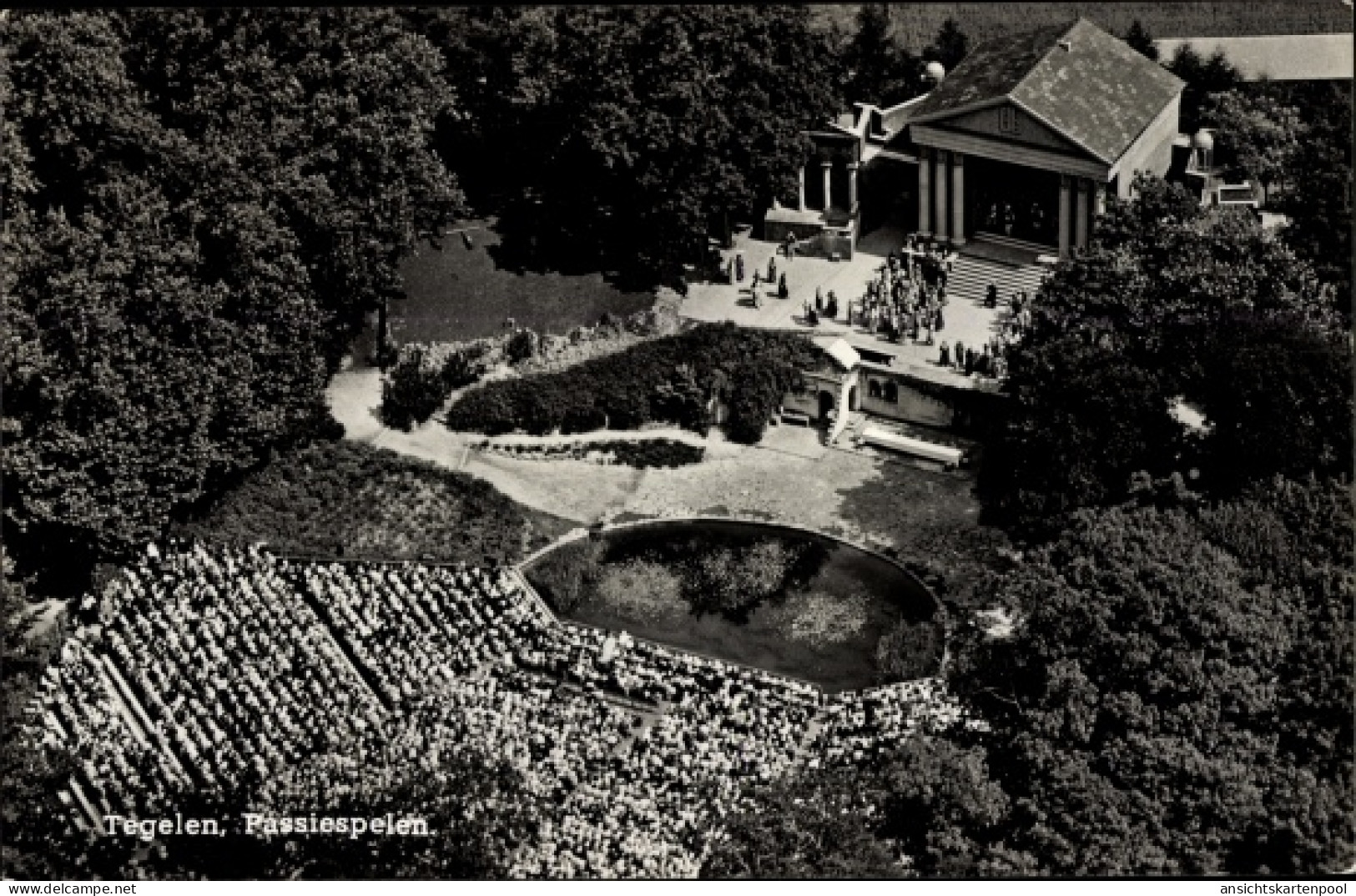 CPA Tegelen Heidenend Venlo Limburg Niederlande, Passiespelen