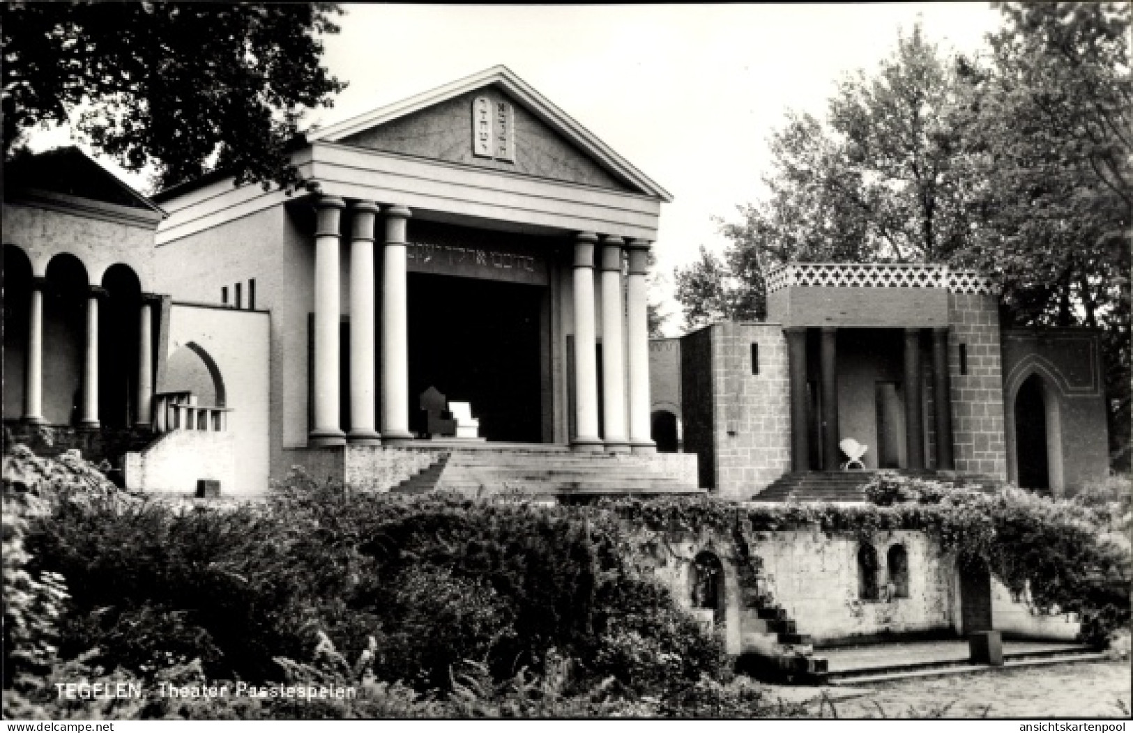 CPA Tegelen Heidenend Venlo Limburg Niederlande, Passiespeltheater