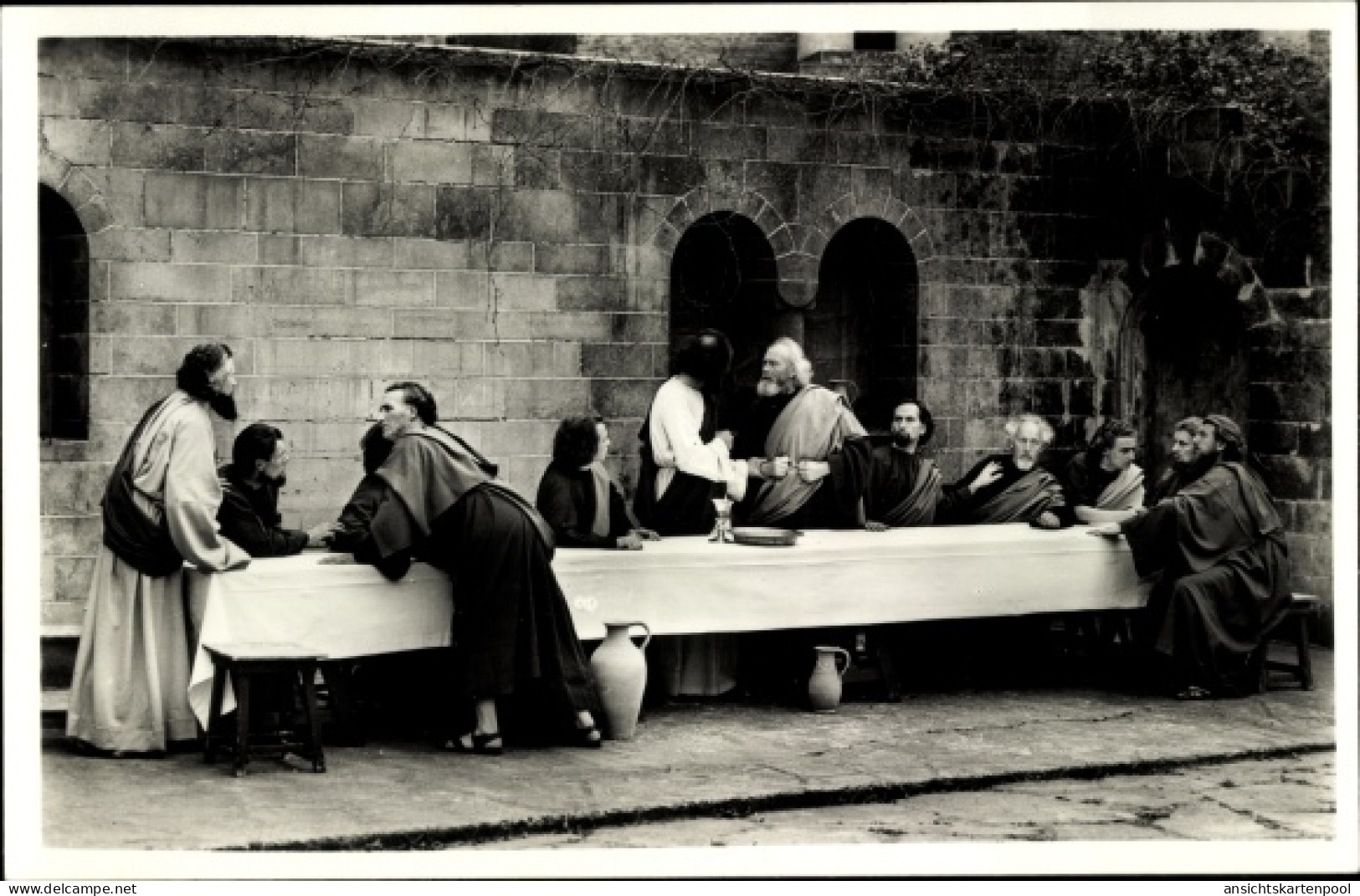 CPA Tegelen Limburg Niederlande, Passionsspiele, Laatse avondmaal
