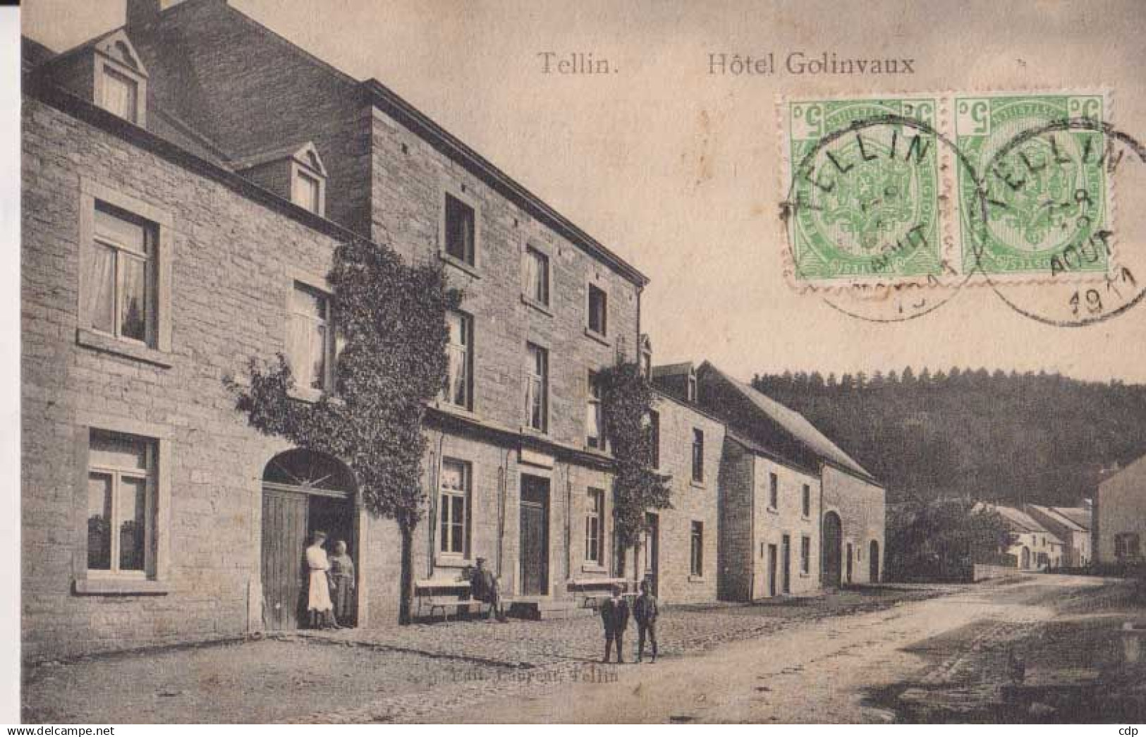 cpa TELLIN   HOTEL    1911