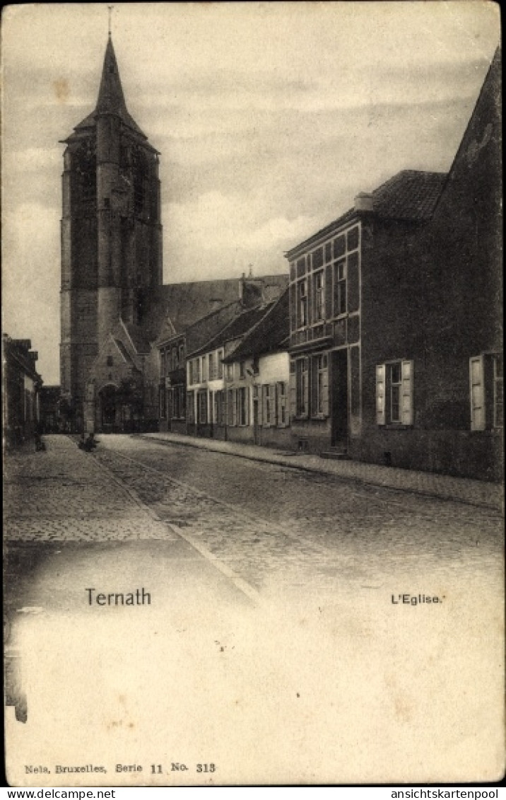 CPA Ternat Flandern Antwerpen, Kirchpartie