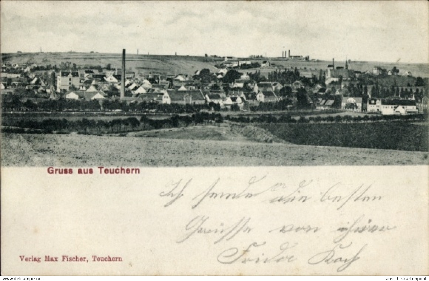 CPA Teuchern im Burgenlandkreis, Gesamtansicht
