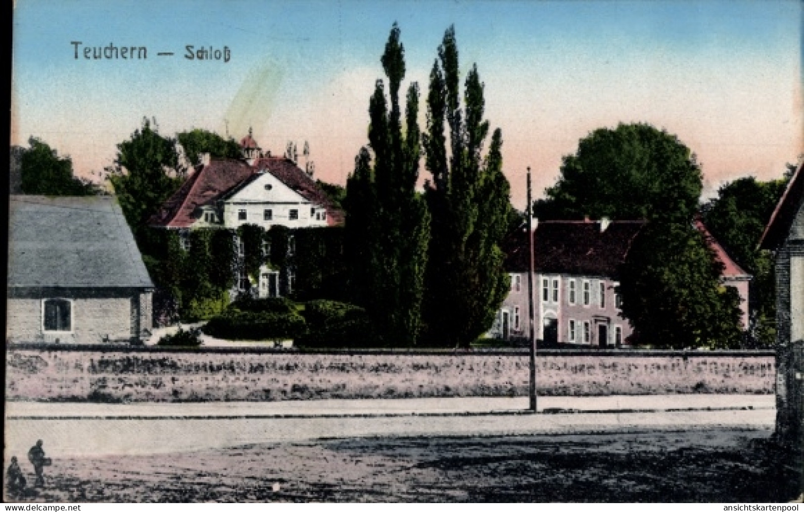 CPA Teuchern im Burgenlandkreis, Schloss