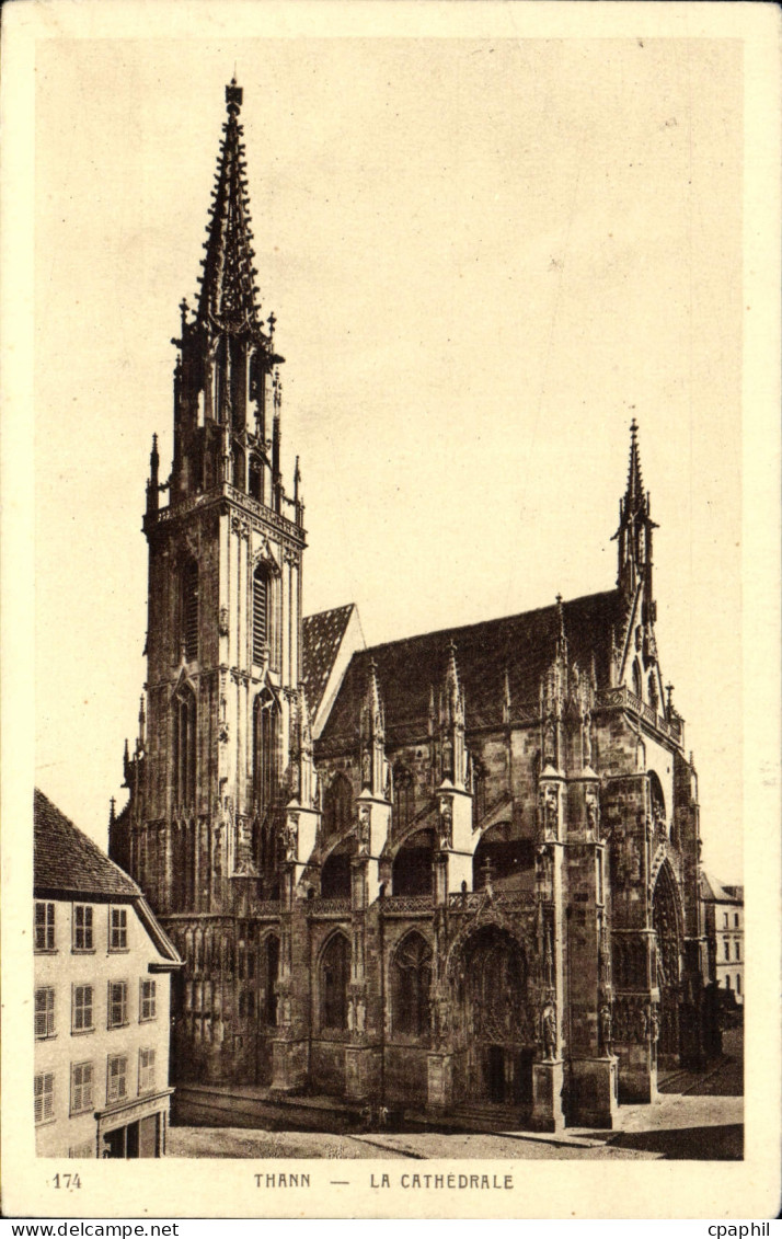 CPA Thann la Cathedrale