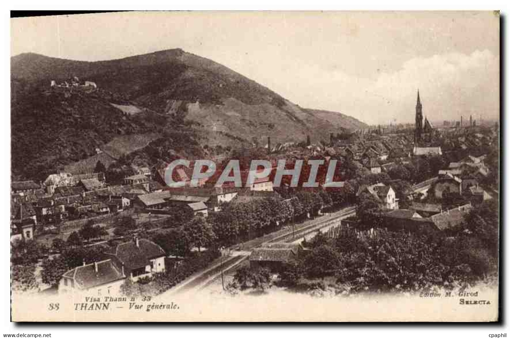 CPA Thann Vue generale