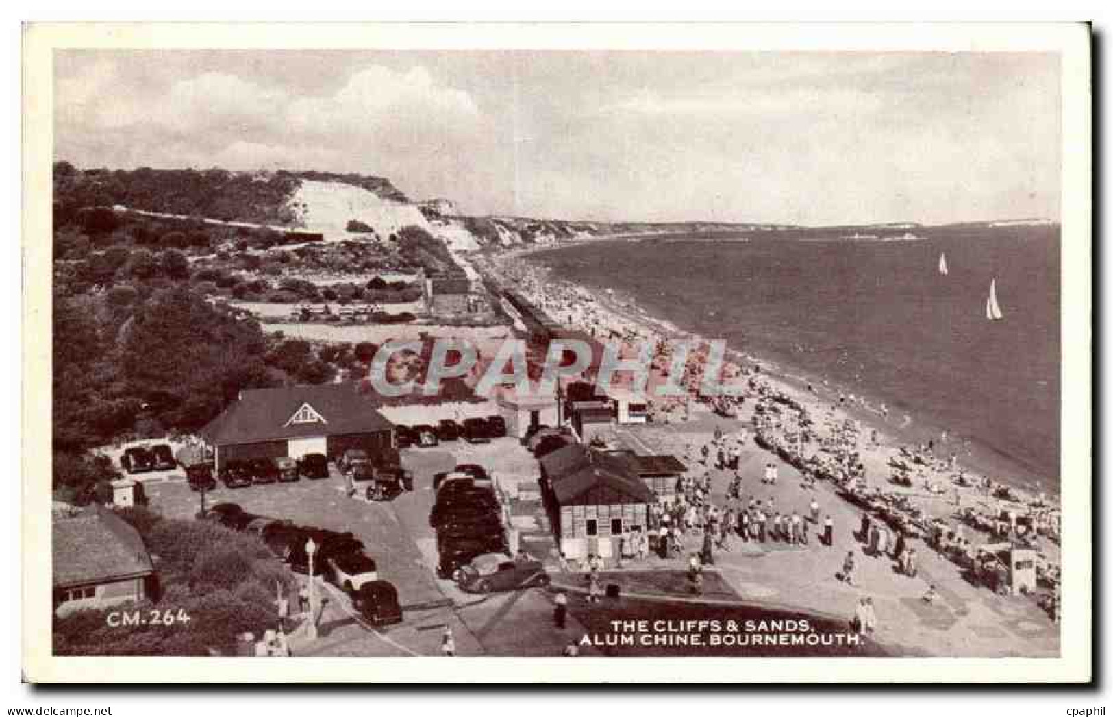 CPA The Cliffs Sands alum Chine Bournemouth