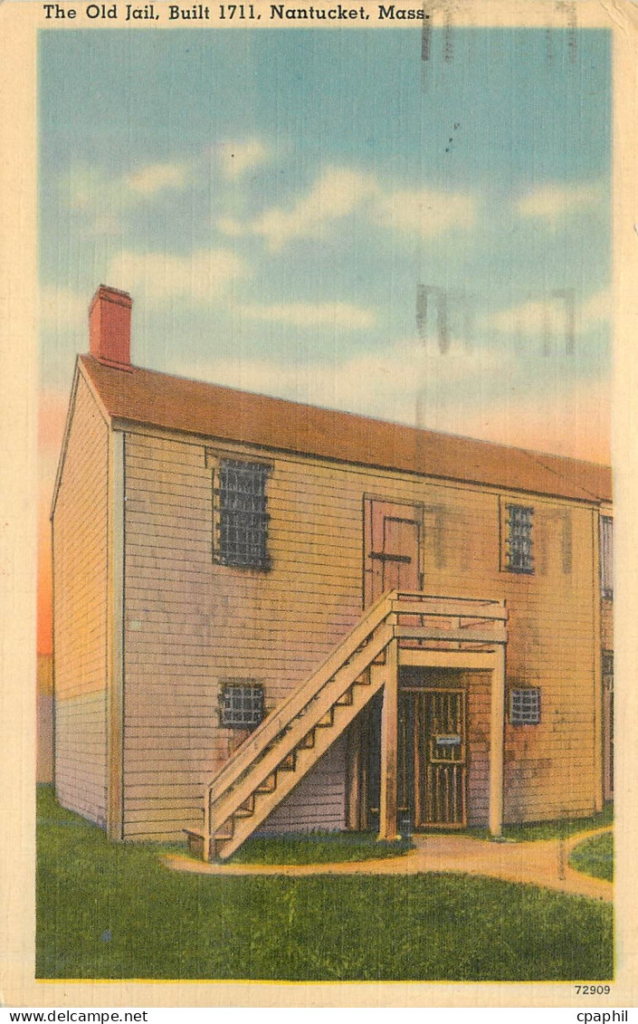 CPA The Old Jail Built 1711 Nantucket Mass