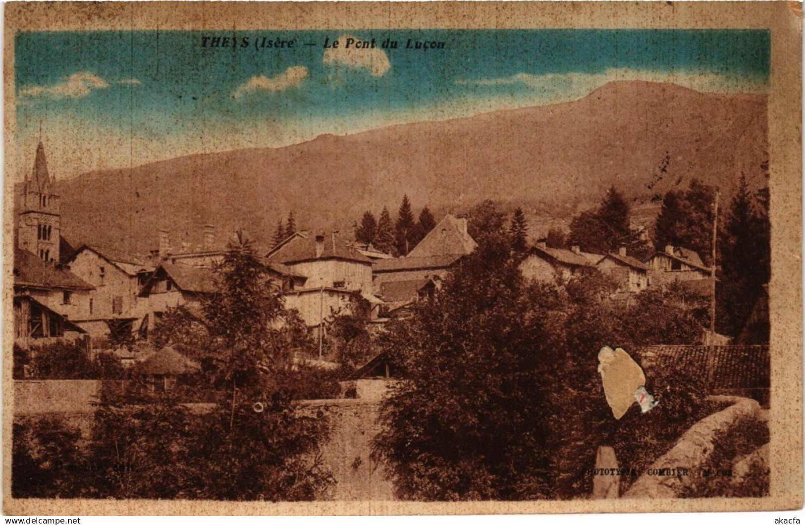 CPA THEYS - Le Pont du Lucen (653057)