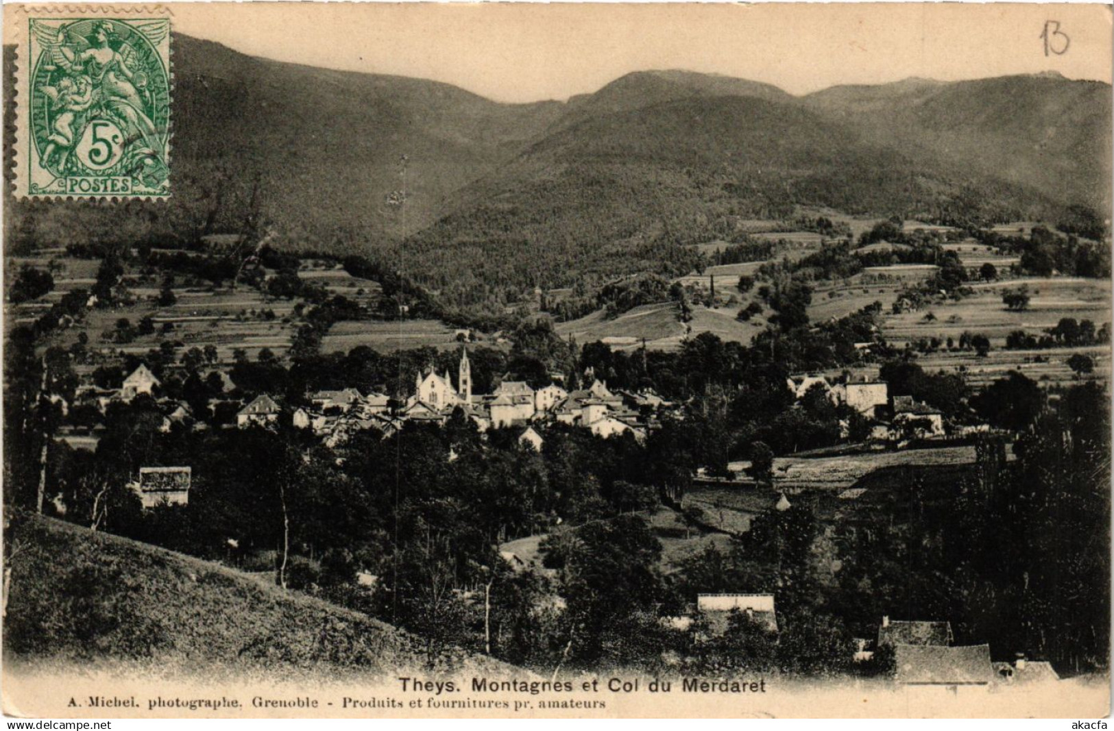 CPA THEYS - Montagnes et Col du Merdaret (653052)