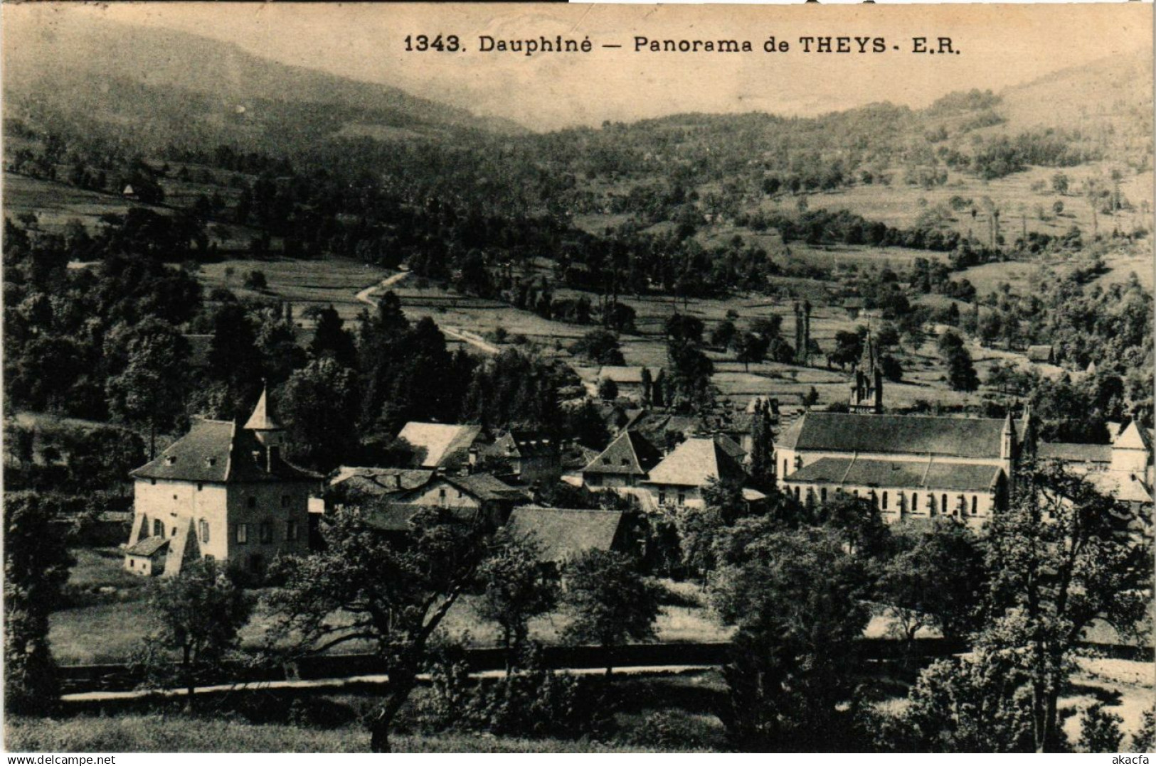 CPA Theys - Panorama de Theys FRANCE (961832)