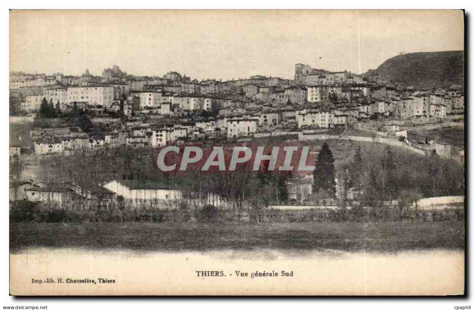 CPA Thiers Vue Generale Sud