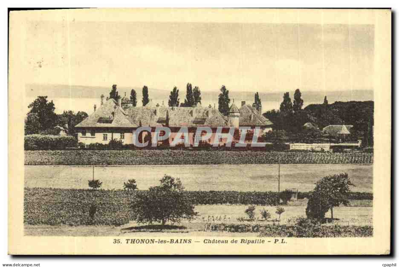 CPA Thonon Les Bains Chateau de Ripaille