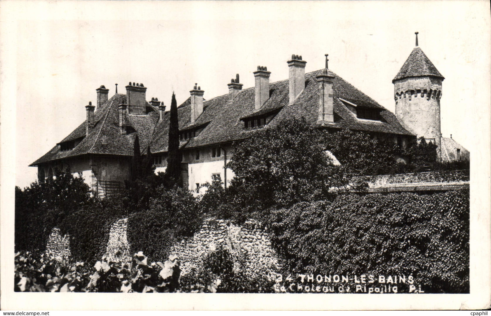 CPA Thonon les Bains Chateau de Ripalla