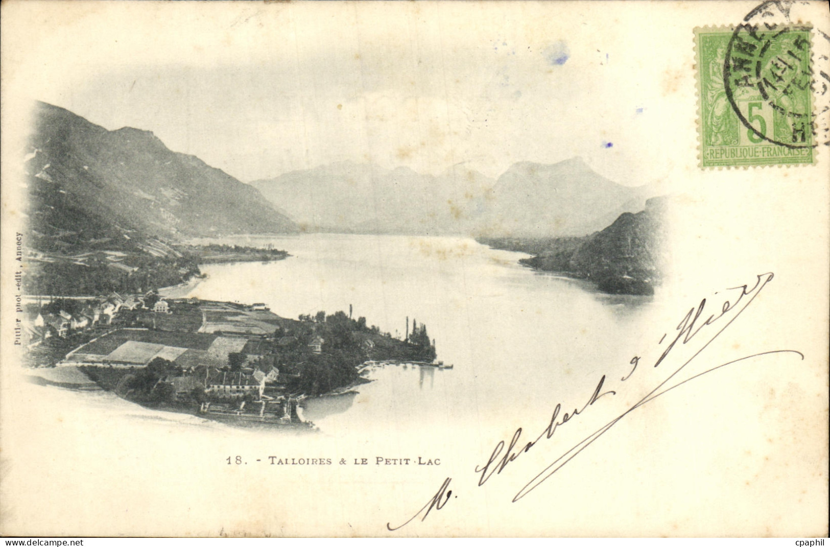 CPA Thonon les Bains Lac