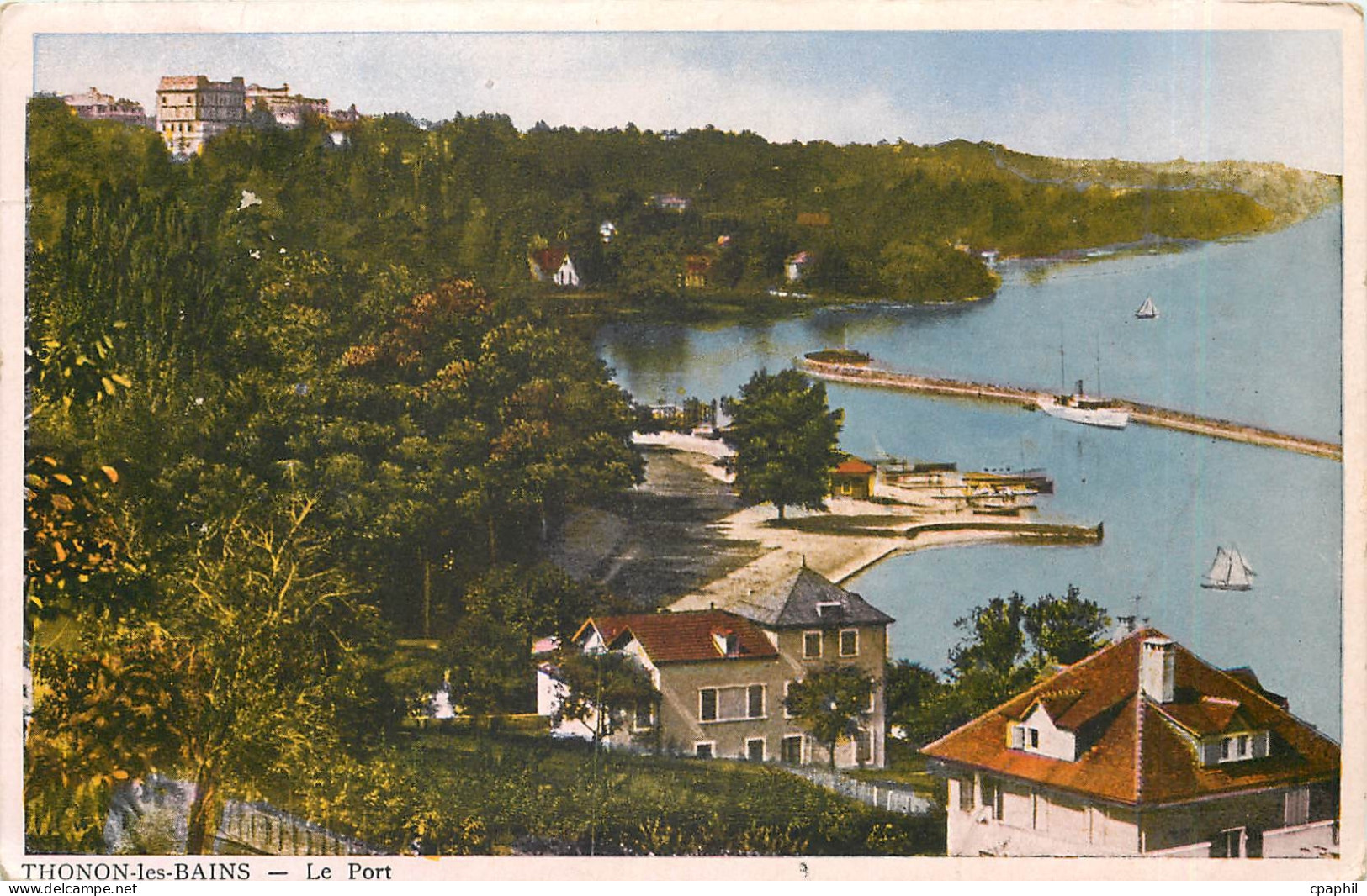 CPA Thonon les Bains Le Port