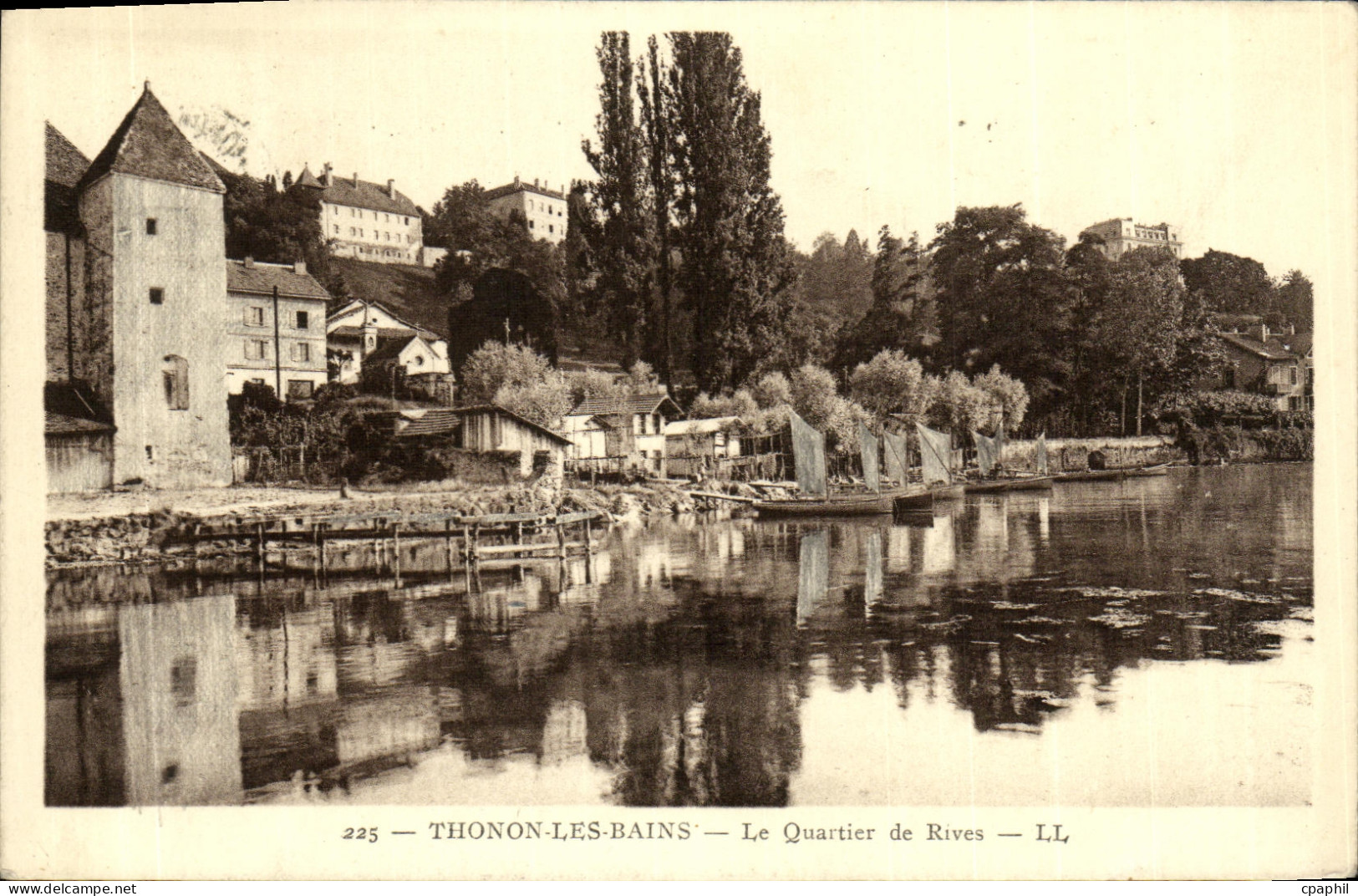 CPA Thonon Les Bains Le Quartier de Rives