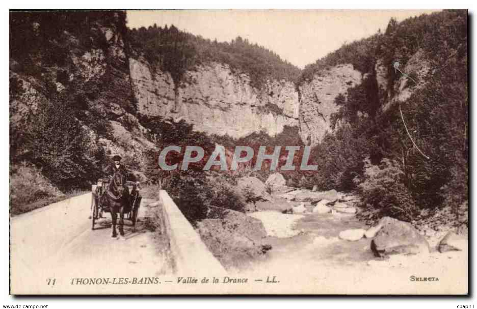 CPA Thonon les Bains Vallee de la Drance
