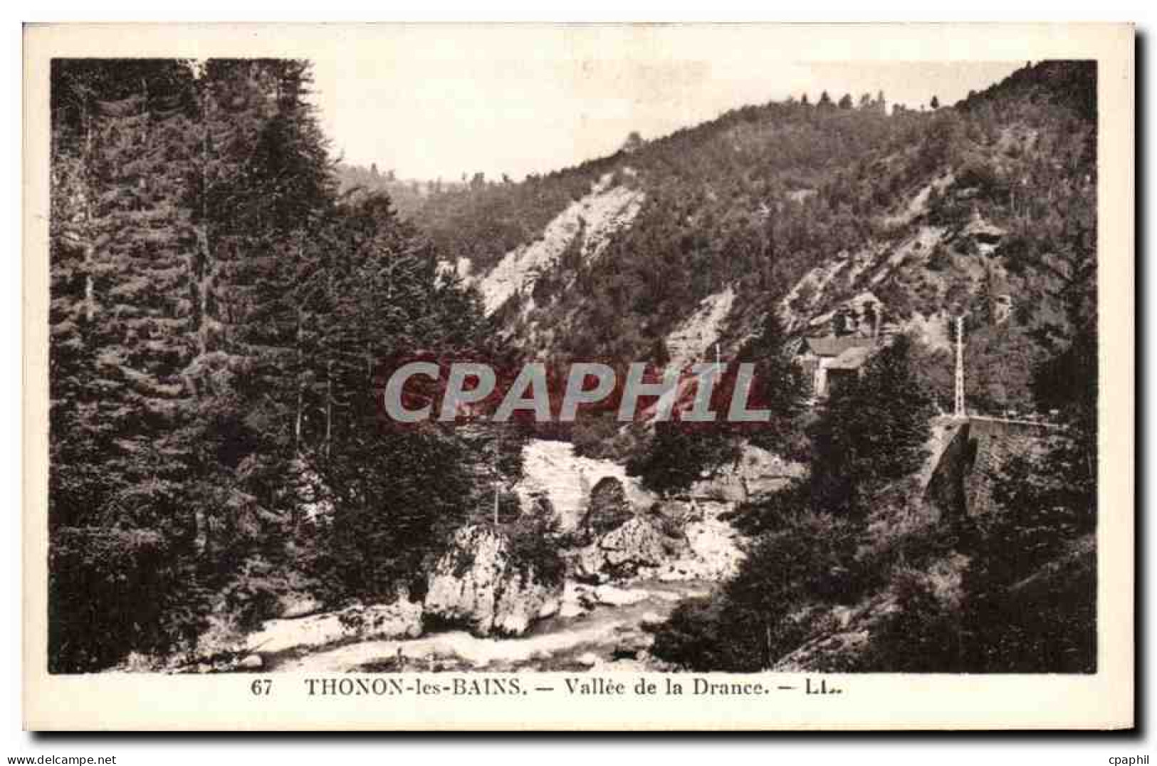 CPA Thonon les Bains Vallee de la Drance