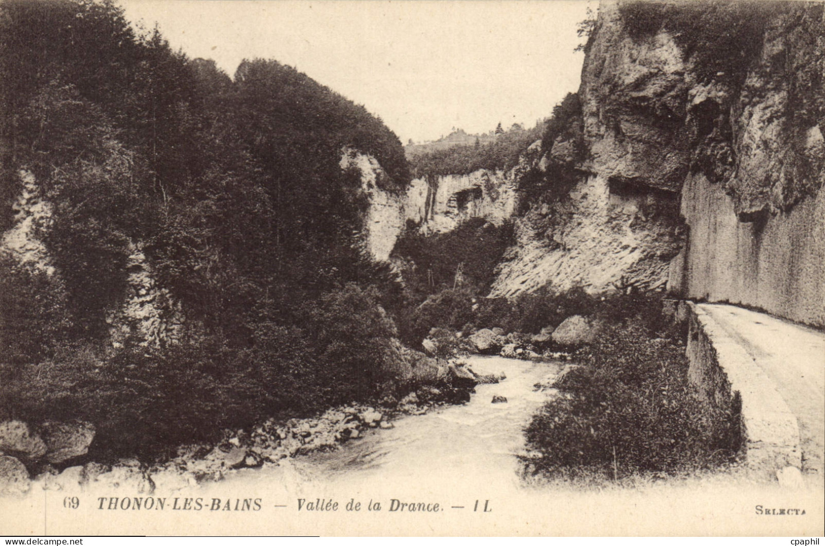 CPA Thonon les Bains Vallee de la Drance