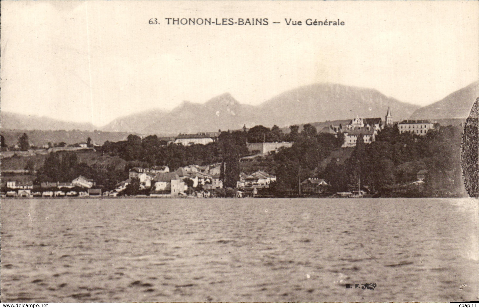 CPA Thonon Les Bains Vue Generale