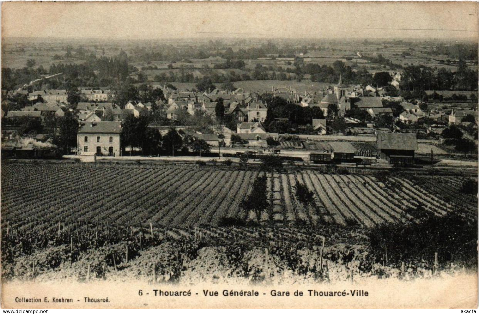 CPA THOUARCE Vue générale Gare de Thouarce-VILLE (606469)
