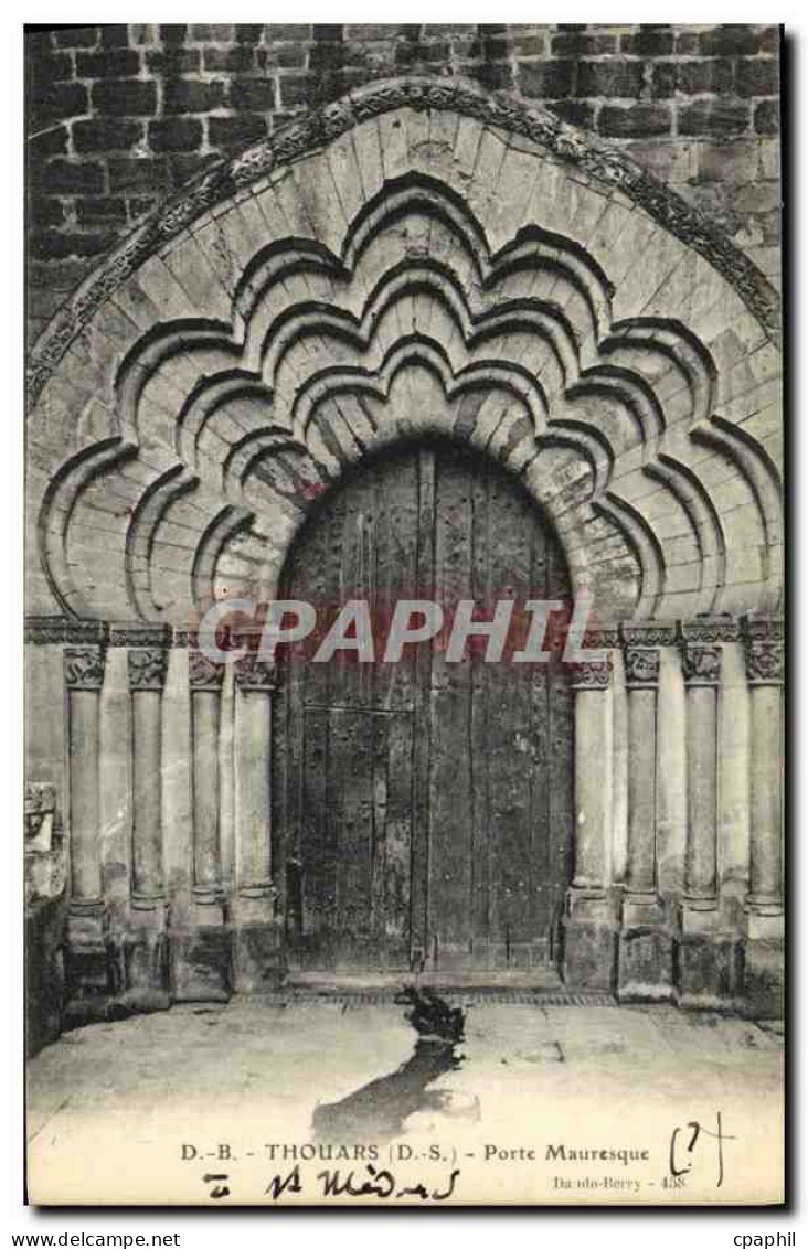 CPA Thouars Porte Mauresque