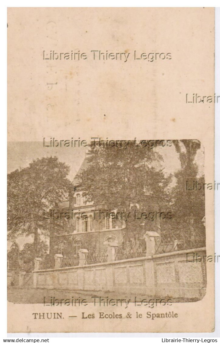 CPA  Thuin  Les Ecoles & Le Spantole
