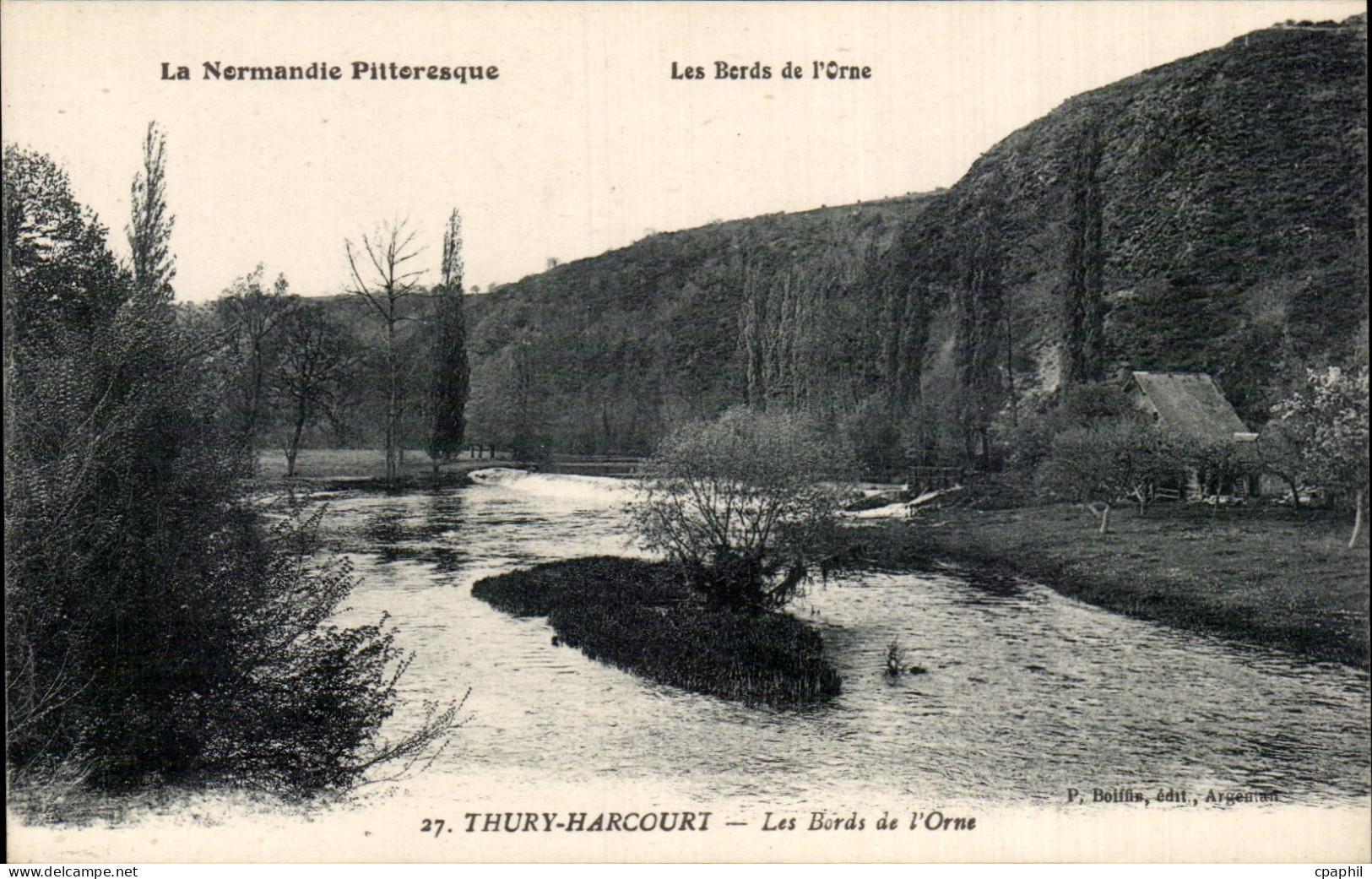 CPA Thury Harcourt Les bords de l'orne